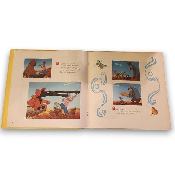 Vintage 1970 Disney Uncle Remus Brer Rabbit Bear Fox Vinyl LP 33 RPM - Picture 5 of 9